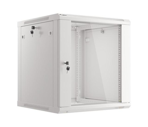 Lanberg Wisząca 19" 12U 600x600mm jednosekcyjna (szara) - 455394 - zdjęcie 13